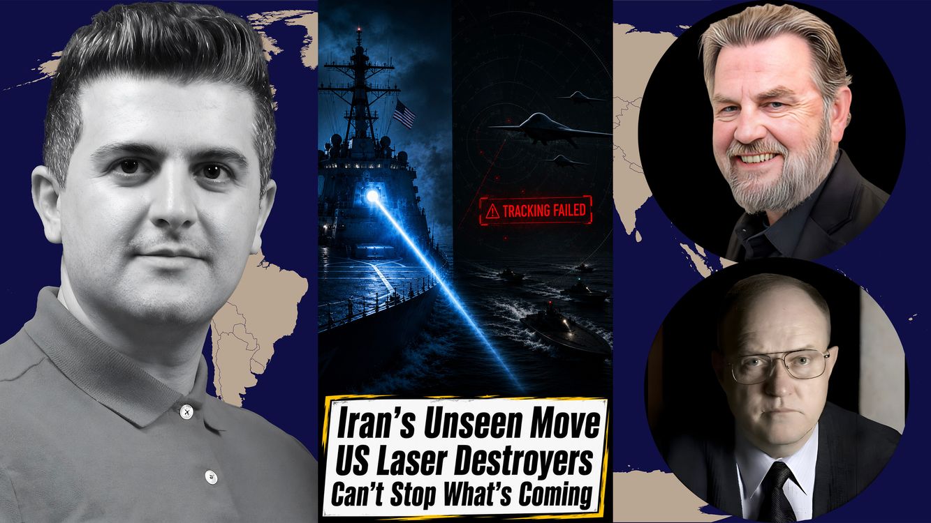 cover art for Larry Johnson & Col. Wilkerson: Iran's Unseen Move: US Laser Destroyers Can't Stop What's Coming