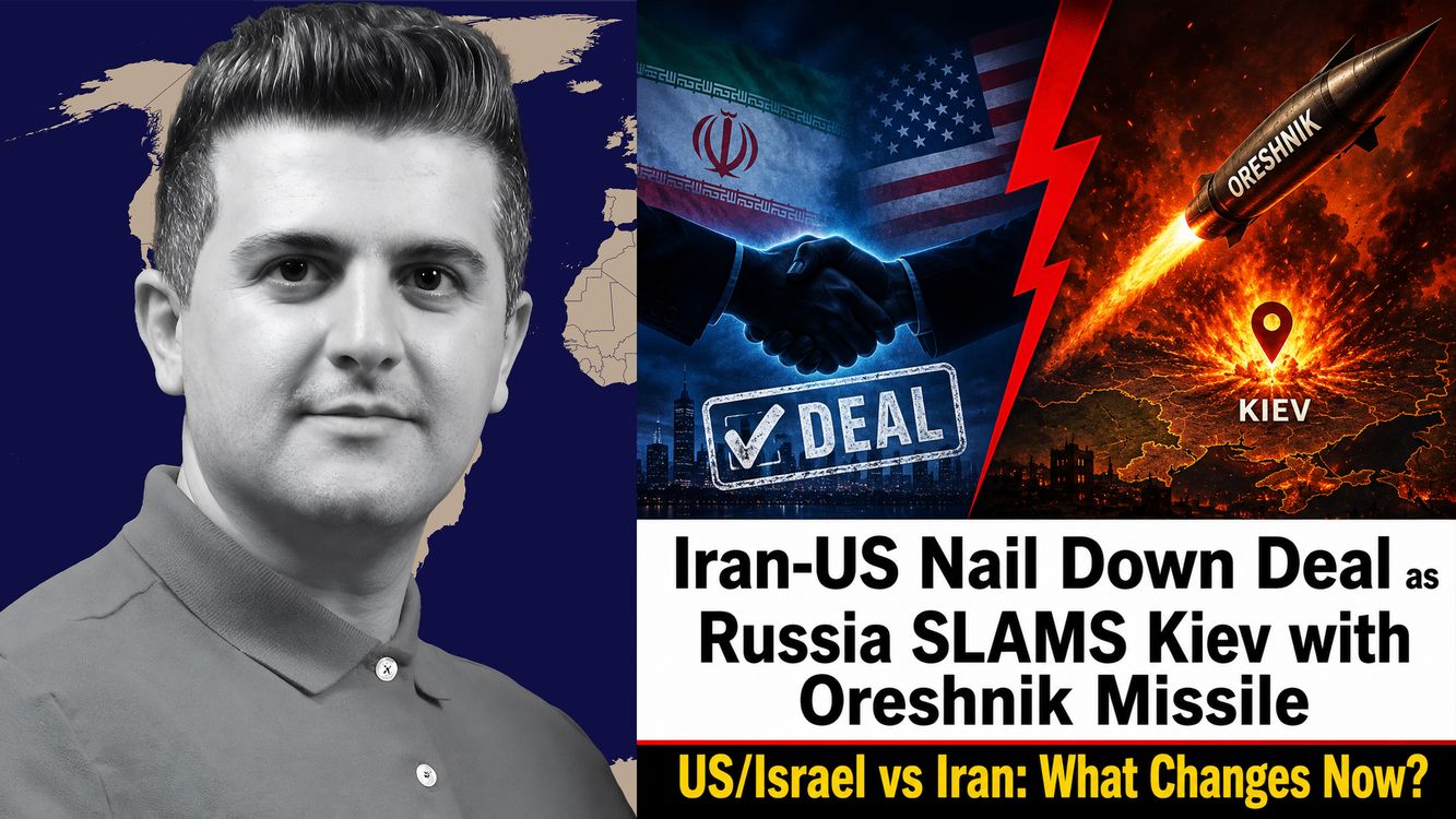 cover art for Nima R. Alkhorshid: Iran-US Nail Down Deal? as Russia SLAMS Kiev with Oreshnik Missile