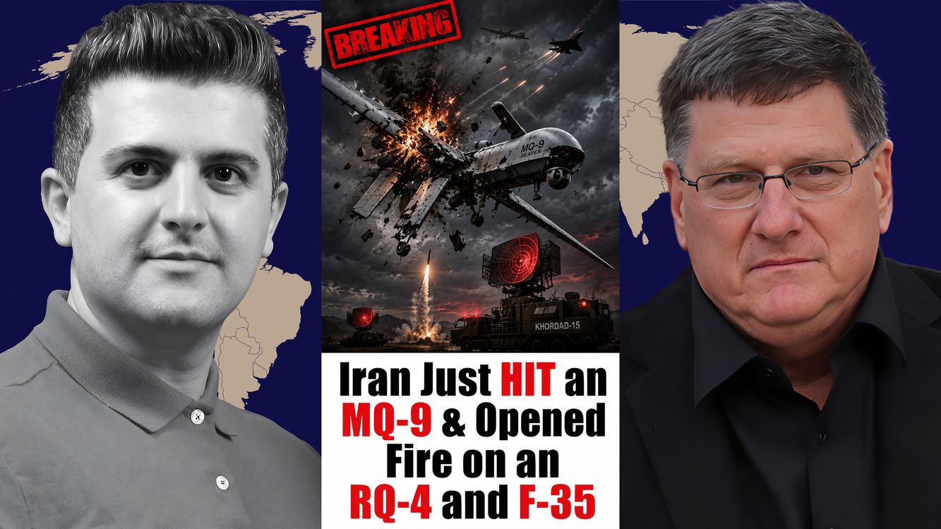cover art for Scott Ritter: Iran Just HIT an MQ-9 & Opened Fire on an RQ-4 and F-35 - Russia Escalates W/ Oreshnik