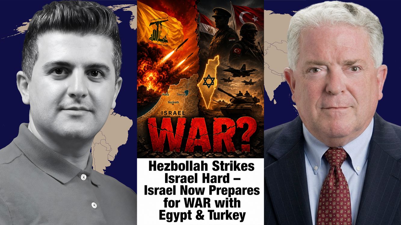 cover art for Chas Freeman: Hezbollah Strikes Israel Hard – Israel Now Prepares for WAR with Egypt & Turkey