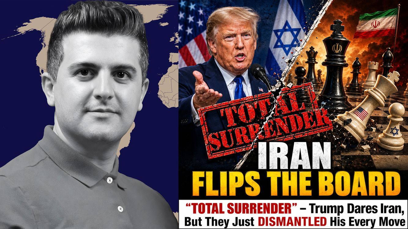 cover art for Nima R. Alkhorshid: “TOTAL SURRENDER” – Trump Dares Iran, But They Just DISMANTLED His Every Move