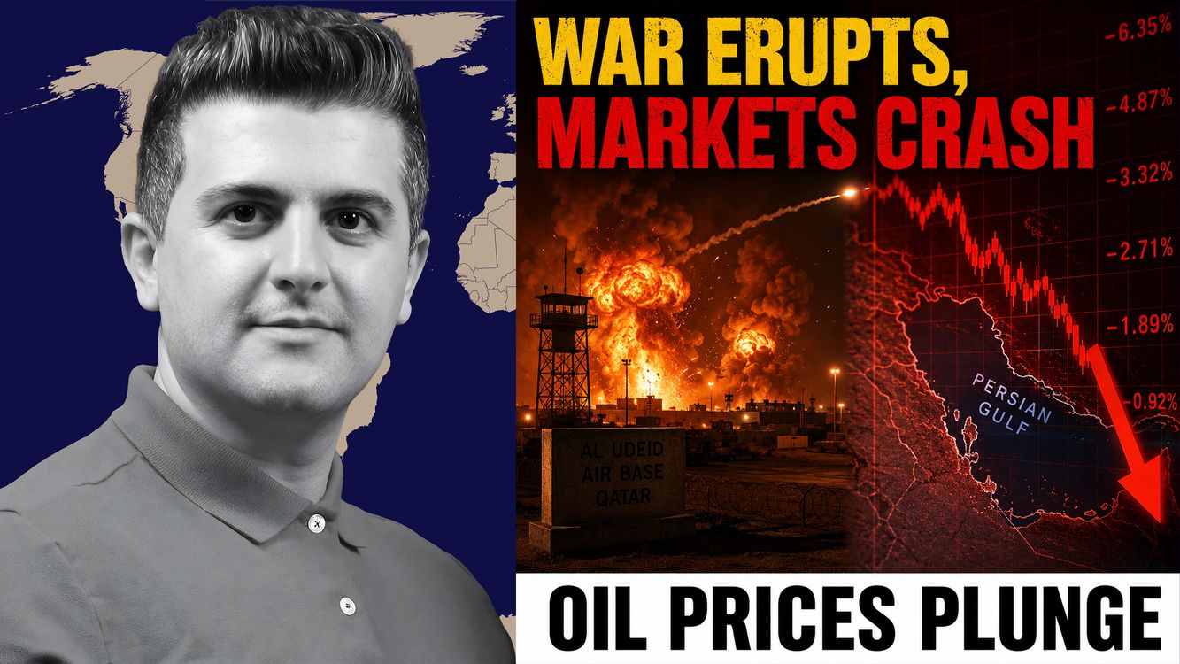 cover art for Nima R. Alkhorshid: US Bases & Airport HIT! Iran RETALIATES – Gulf Stocks CRASH + 7 Hezbollah Ops
