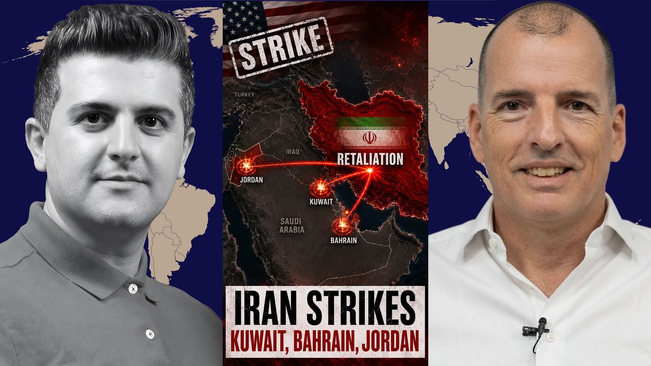 cover art for Alex Krainer: US STRIKES Iran – Iran RETALIATES Against Kuwait, Bahrain & Jordan!