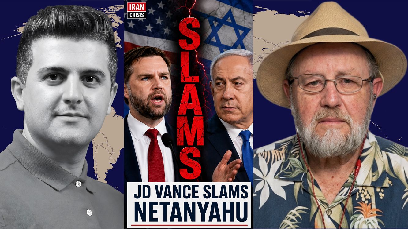 cover art for Larry Johnson: "ENOUGH!" - Vice President JD Vance SLAMS Netanyahu's Government in Heated Rant