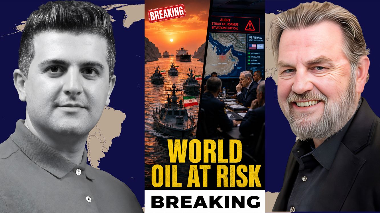 cover art for Larry Johnson: Iran Closes Hormuz AND Ends Israel's Combat Ops - US Rushes to Talks!