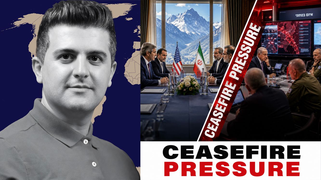 cover art for Nima R. Alkhorshid: ROUND 2: US & Iran Meet in Switzerland - Israel's Hand Forced in Ceasefire Blow