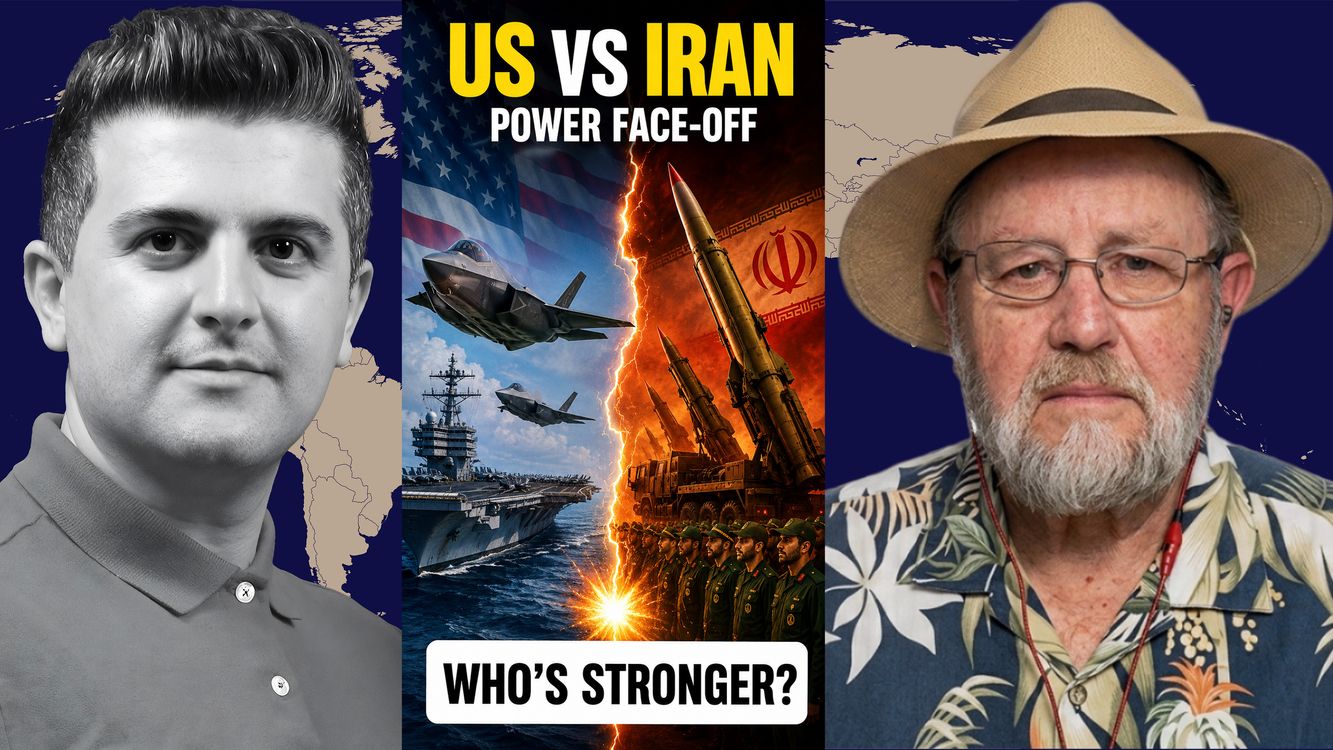 cover art for Larry Johnson: U.S. Bombs Iran Near Sirik – Tehran's Counterstrike on US Bases Trigger Regional War