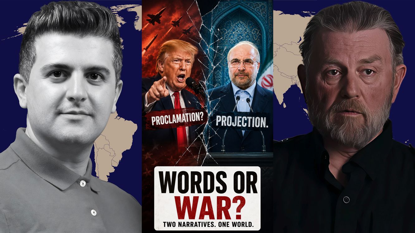 cover art for Larry Johnson: Iran's Qhalibaf Fires Back at Trump — "Not a Proclamation, It's a Projection