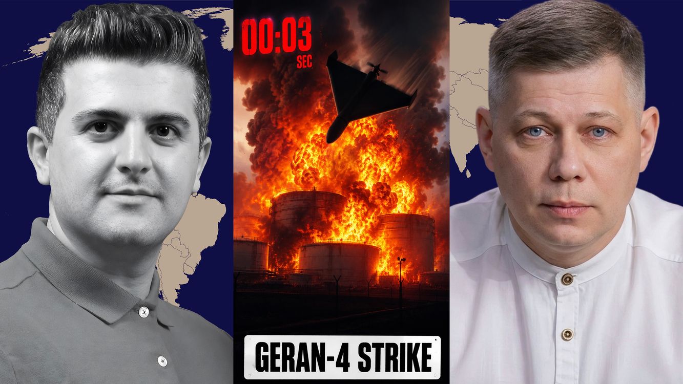 cover art for Stanislav Krapivnik: Geran-4 Obliterates Ukraine Fuel Storage in SECONDS