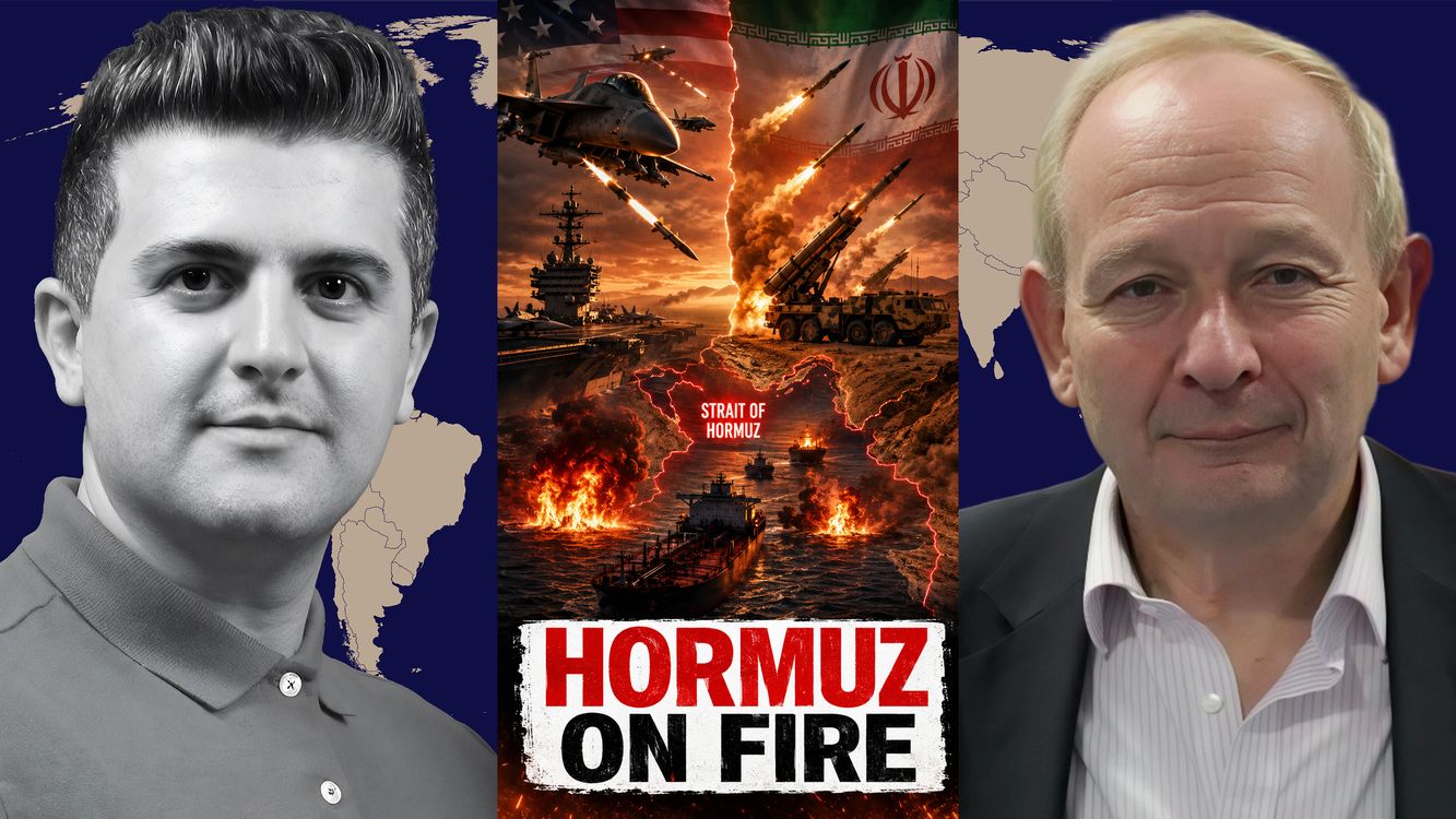 cover art for Alastair Crooke: U.S. and Iran Exchange Massive Strikes as Hormuz War Continues
