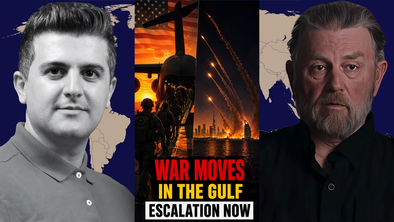 cover art for Larry Johnson: 50,000+ U.S. Troops Deployed as Iran Pounds American Bases Across the Gulf