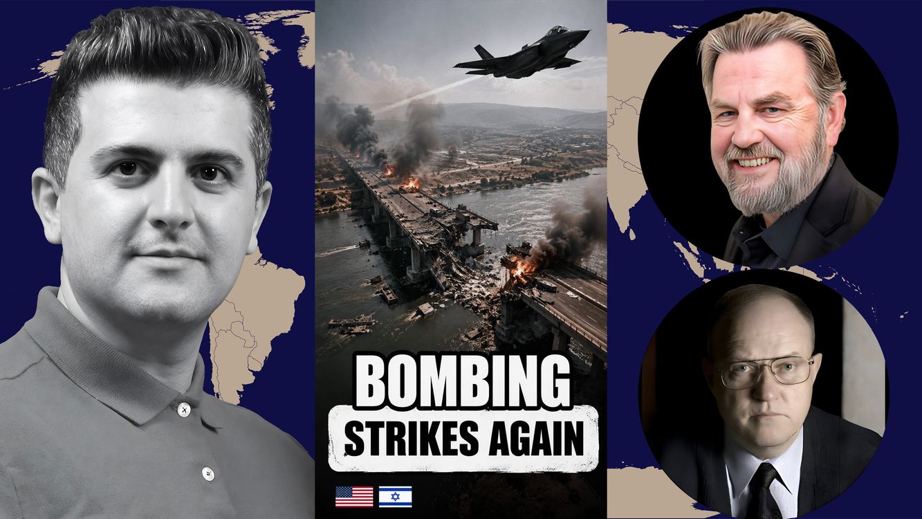 cover art for Larry Johnson & Col. Wilkerson: US Bombs Key Bridges and Rail Lines Across Iran