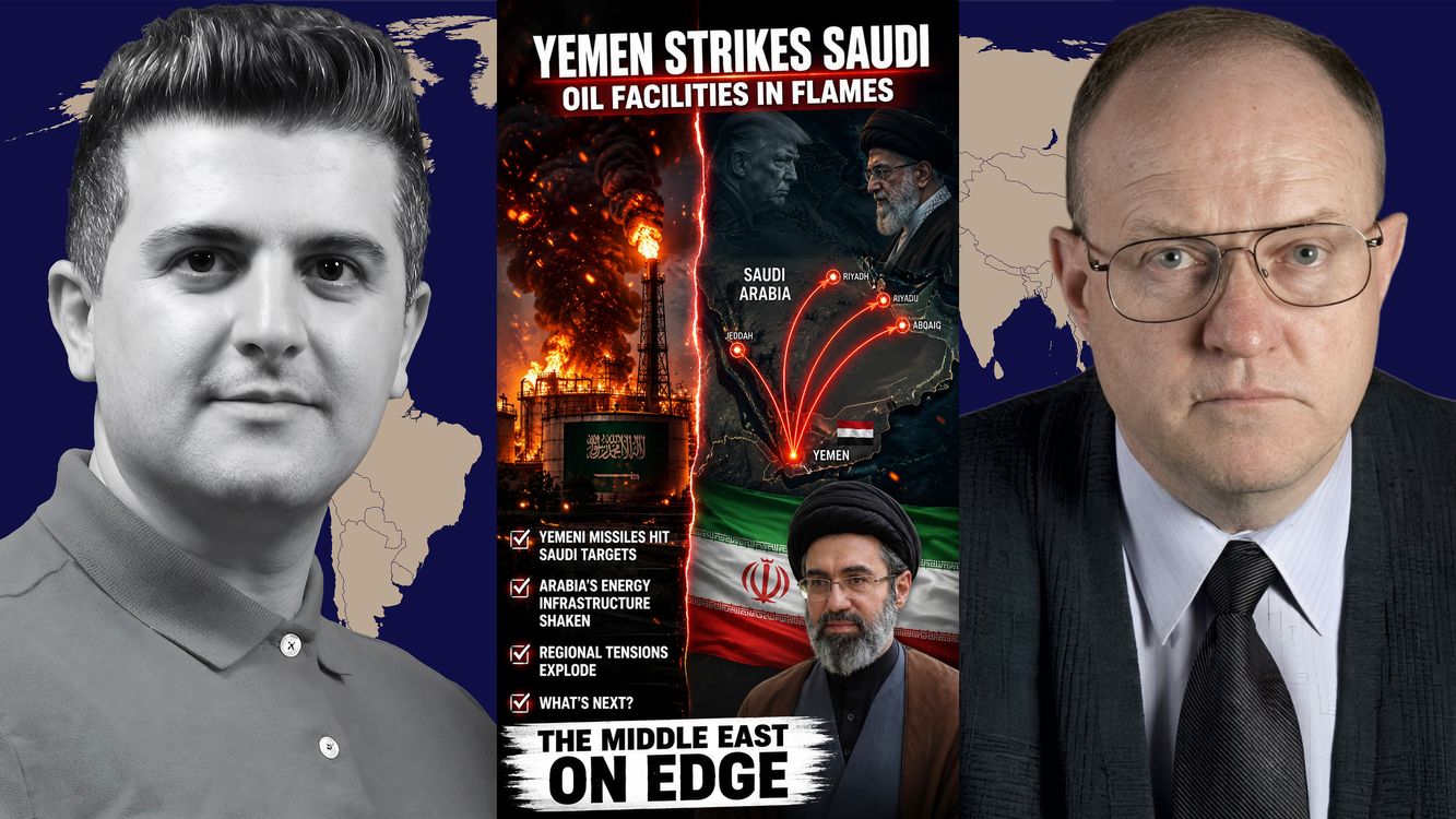 cover art for Col. Larry Wilkerson: Yemen Torches Saudi Facilities—Trump and Iran Prepare Their Next Move