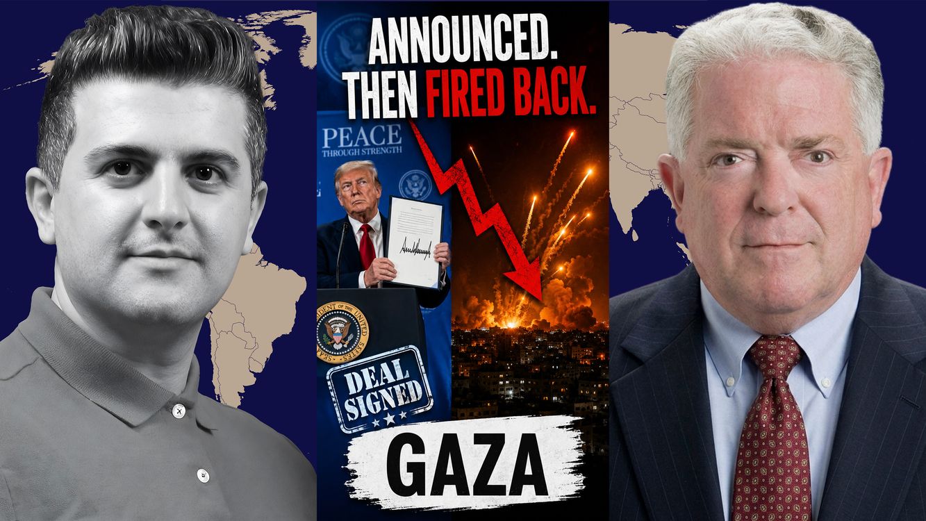 cover art for Amb. Chas Freeman: 40,000 Storm Spain In 24 Hours — Israel's Agenda COLLAPSES