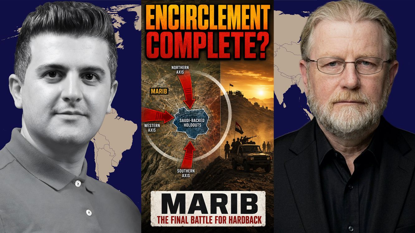 cover art for Larry Johnson: Houthi Forces Encircling Saudi-Backed Holdouts in Marib
