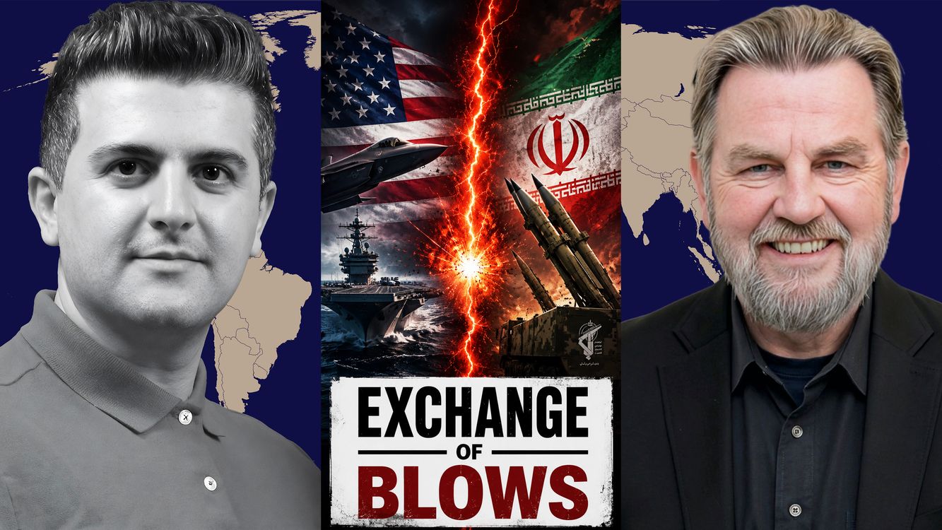 cover art for Larry Johnson: Iran Strikes US Airbase – F-16 & F-35 Hangars Destroyed as Trump Vows Hard Offensive