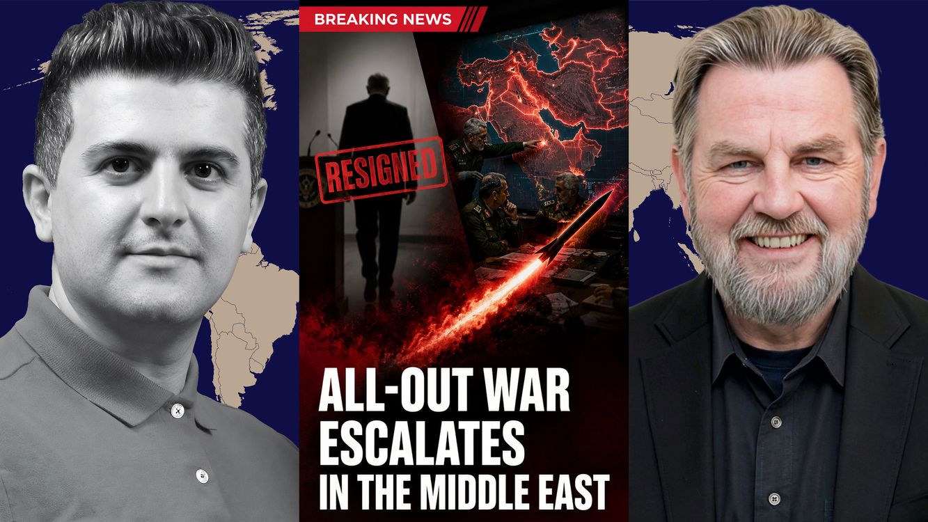 cover art for Larry Johnson: Iran Launches Missile Barrage: Swift Retaliation After U.S. Strikes