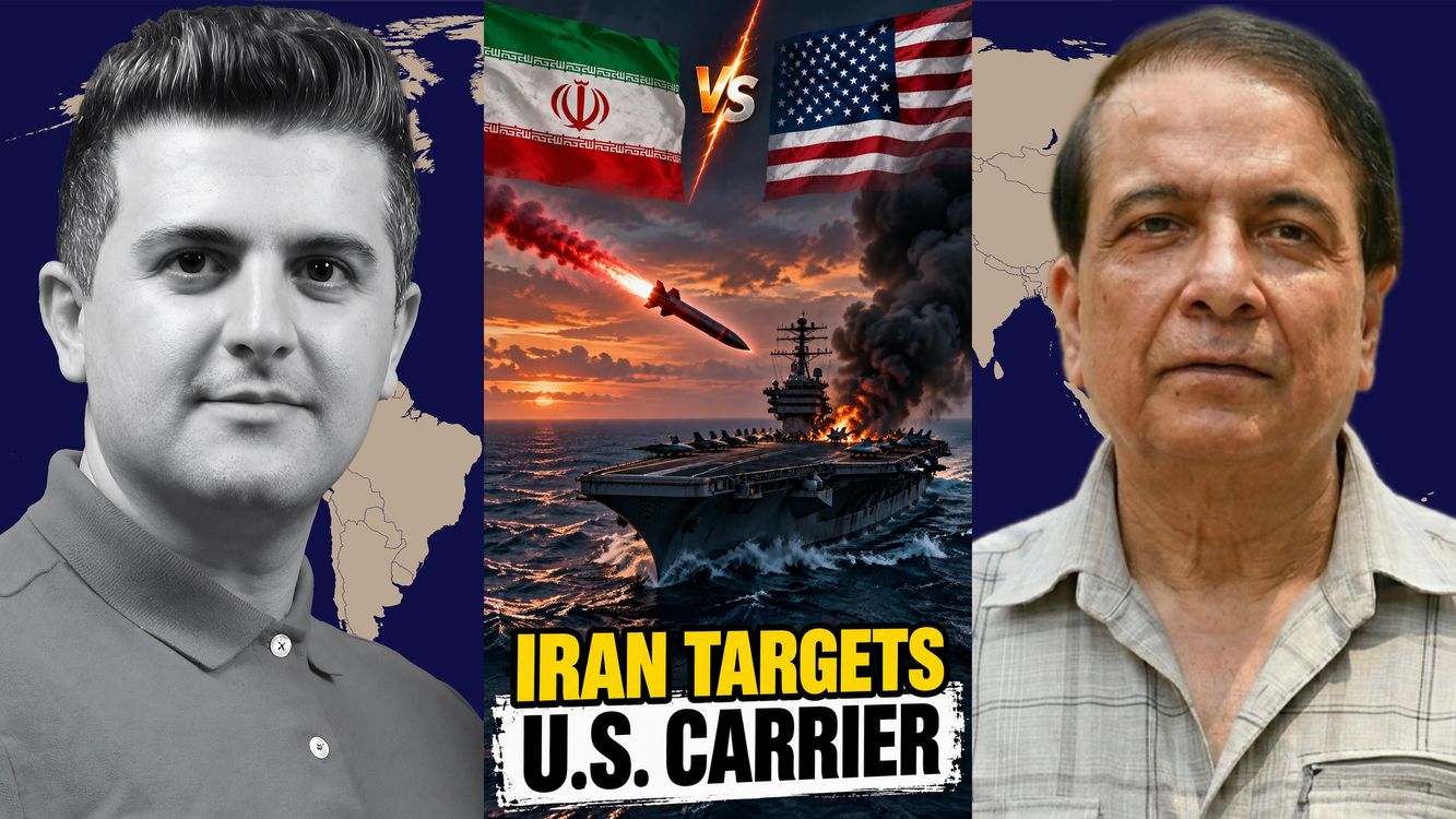 cover art for Pravin Sawhney: Iran Claims Direct Hit on U.S. Carrier: "Damaged & Forced to Flee"