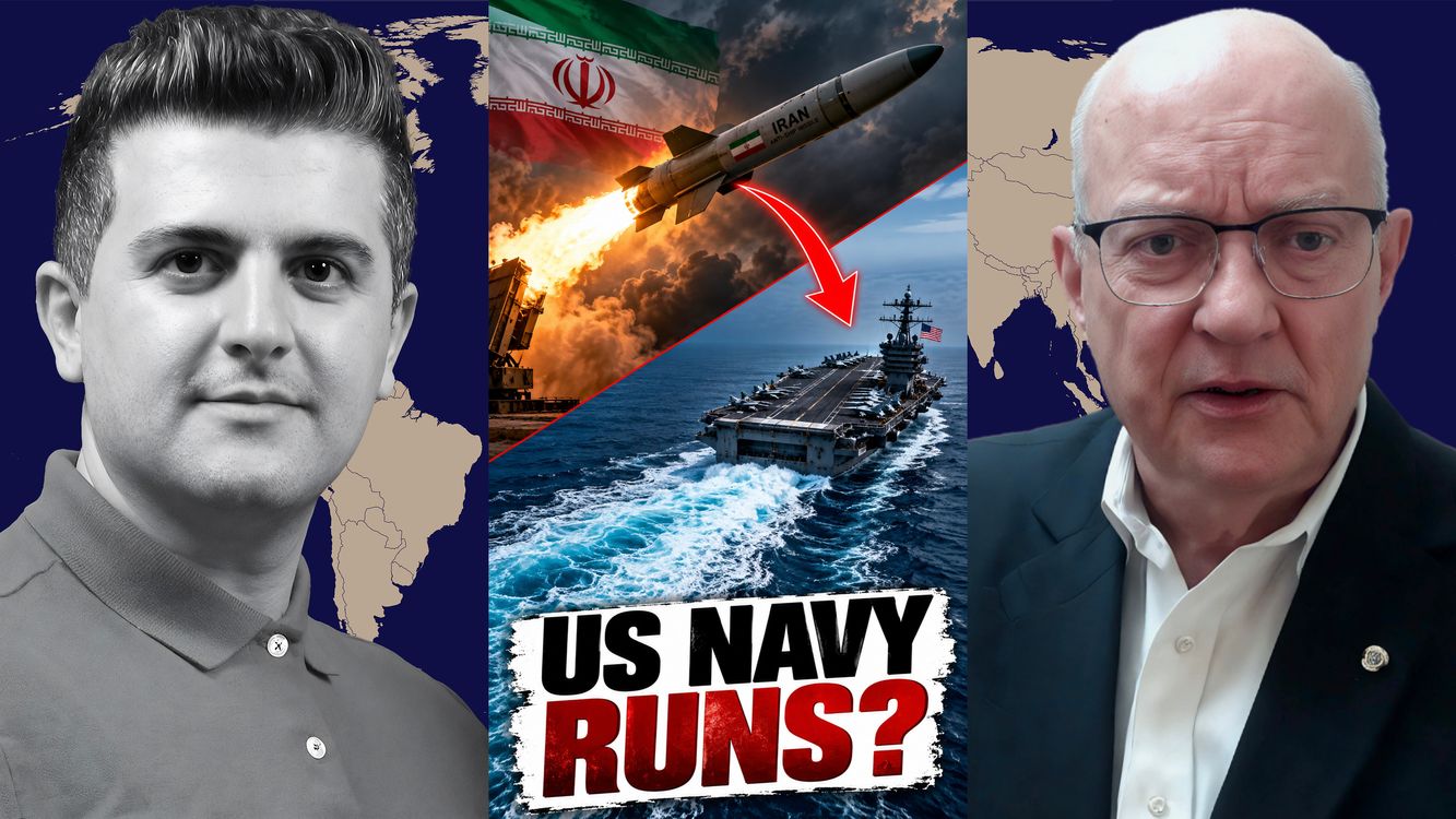 cover art for Col. Larry Wilkerson: Missile Over Carrier: Iran's Bold Test Sends US Navy Running