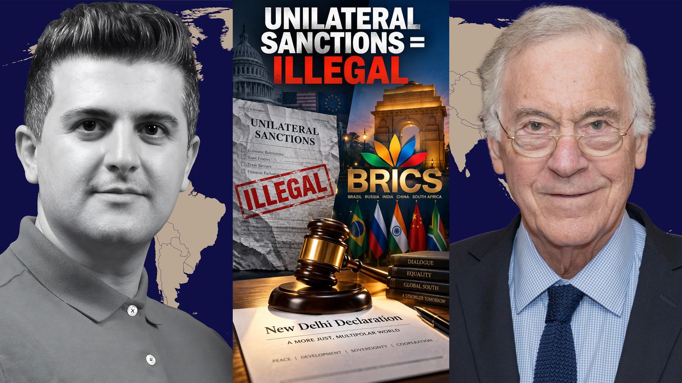 cover art for Prof. Steve Hanke: BRICS Declares Unilateral Sanctions ILLEGAL —New Delhi Declaration Eviscerates it