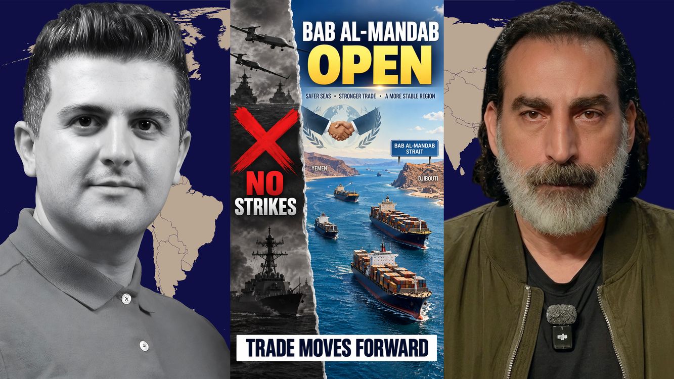 cover art for Laith Marouf: Houthi Oman Talks: No Strikes, No Air Support—Bab al-Mandab Open?