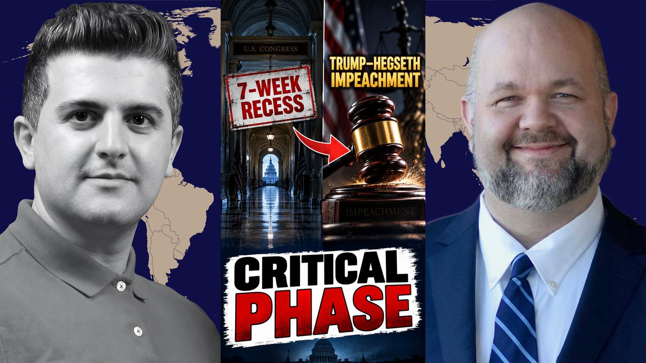 cover art for Robert Barnes: House Flees Washington 7-Week Recess— Trump–Hegseth Impeachment Hits Critical Phase