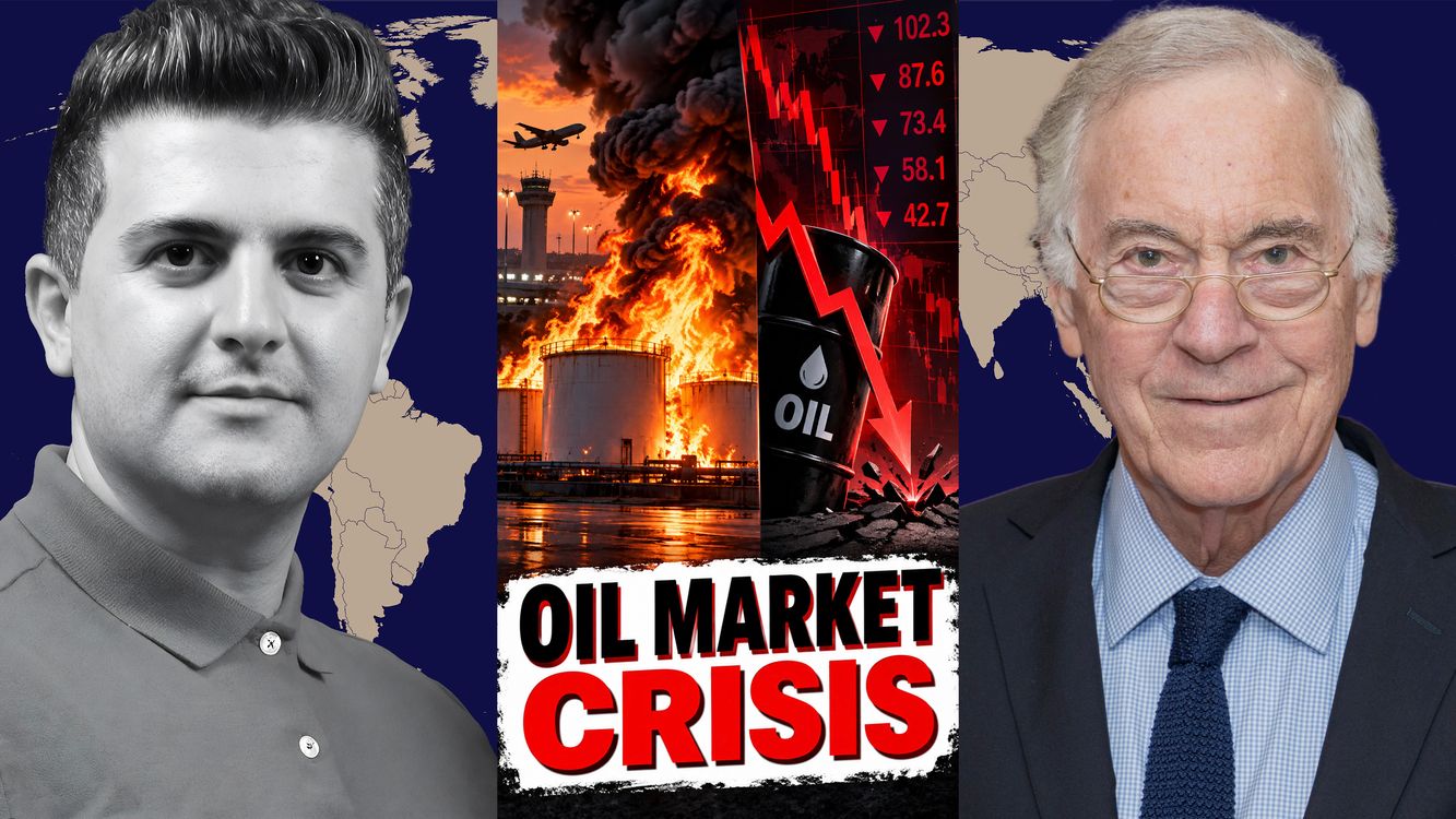 cover art for Prof. Steve Hanke: Riyadh Airport Fuel Tanks on Fire as Oil Market Faces Unprecedented Pressure