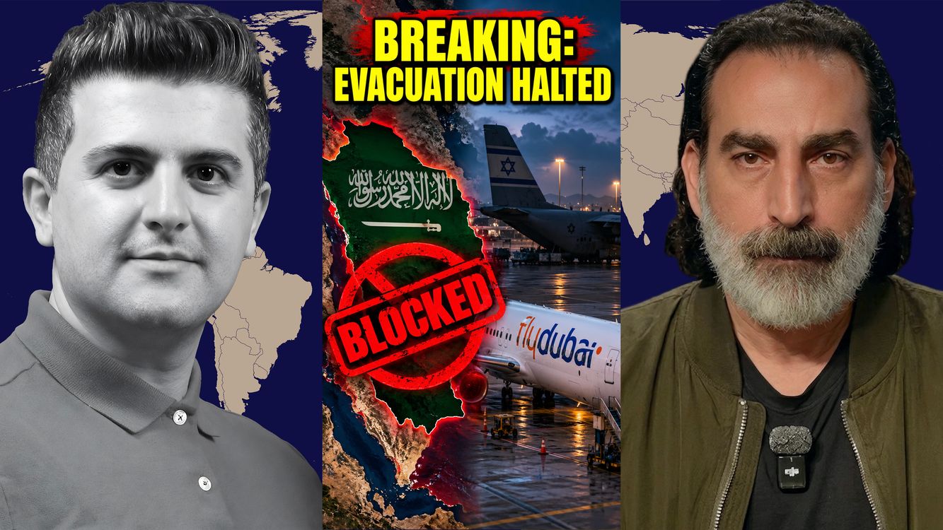 cover art for Laith Marouf: BREAKING: Saudi Arabia Blocks Israeli Military From Evacuating FlyDubai Passengers