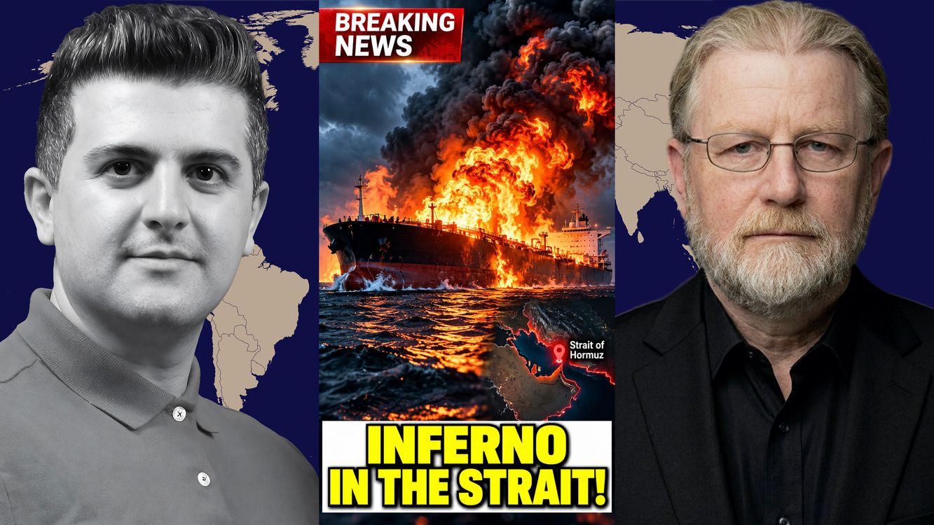 cover art for BREAKING: OIL SUPERTANKER HIT IN STRAIT OF HORMUZ—MASSIVE FIRE ERUPTS - w/ Fmr. CIA Larry Johnson