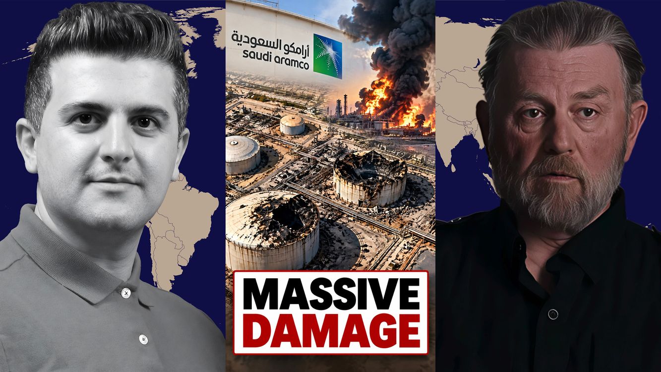 cover art for BREAKING: SATELLITE IMAGES REVEAL MASSIVE DAMAGE AT SAUDI ARAMCO - w/ Fmr. CIA Larry Johnson