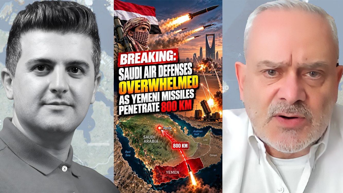 cover art for SAUDI AIR DEFENSES OVERWHELMED AS YEMENI MISSILES PENETRATE 800 KM - w/ Col. Jacques Baud