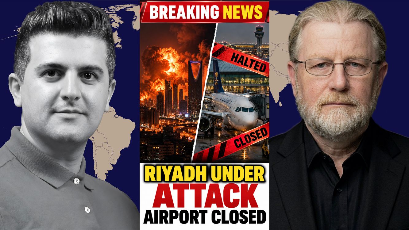 cover art for BREAKING: RIYADH ROCKED BY EXPLOSIONS AS JEDDAH AIRPORT HALTS ALL TRAFFIC- w/ Fmr. CIA Larry Johnson