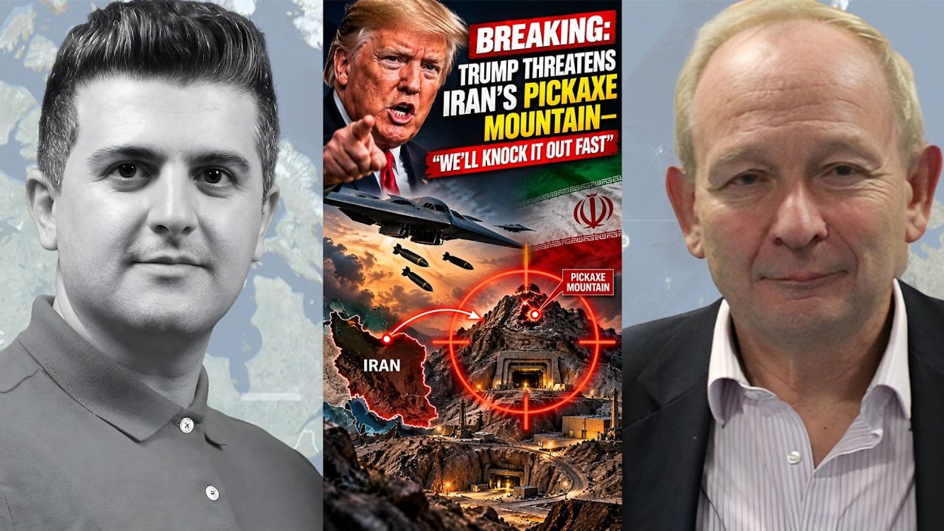 cover art for Alastair Crooke: BREAKING: Trump Eyes Iran's Pickaxe Mountain—"We'll Knock It Out Fast"