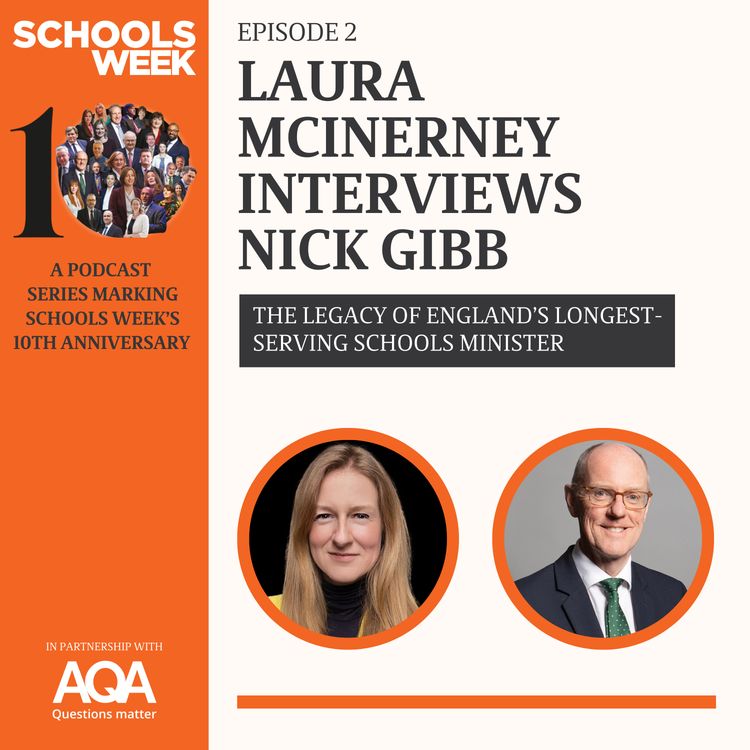 cover art for Laura McInerney Interviews Nick Gibb