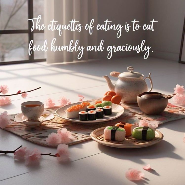 cover art for The etiquettes of eating.