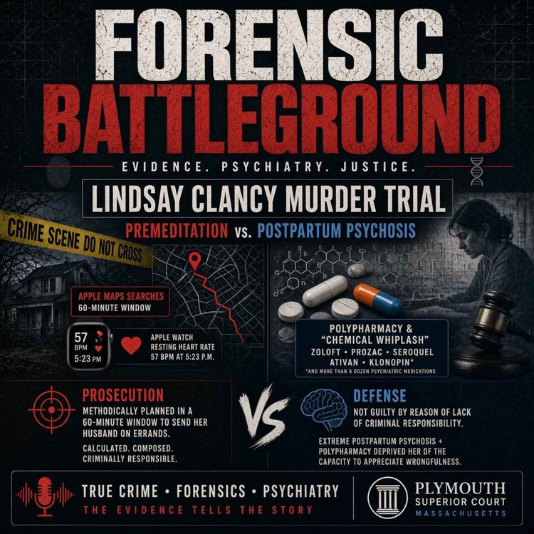 cover art for FORENSIC BATTLEGROUND of the The Lindsay Clancy Trial