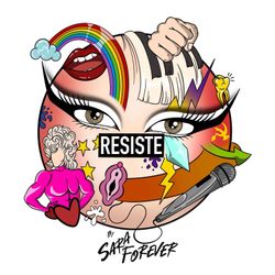 cover art for RESISTE by Sara Forever 