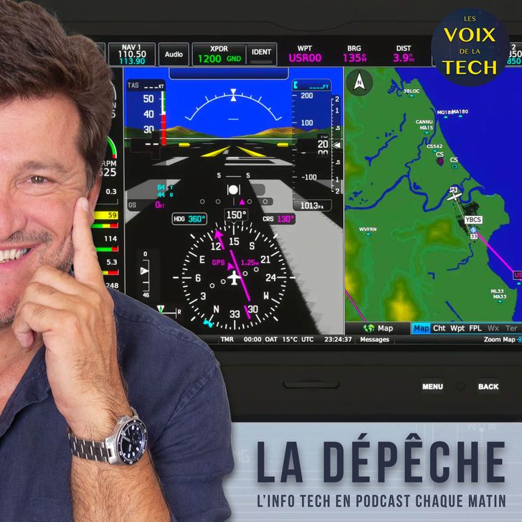 cover art for La dépêche | Brouillage GPS par la Russie : l’avion d’Ursula Von Der Leyen obligé de se poser “à l’ancienne“