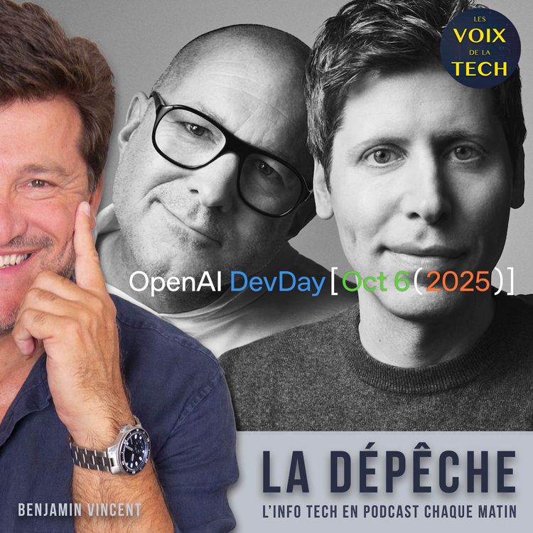 cover art for La dépêche | OpenAI : le 1er produit IA co-développé avec Jony Ive retardé avant la keynote DevDay 2025 ce soir ?