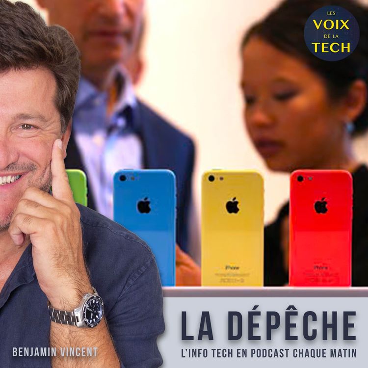 cover art for La dépêche | Apple condamné à payer 48,7 millions € à Bouygues Telecom, Free et SFR, 12 ans après les iPhone 5s et 5c