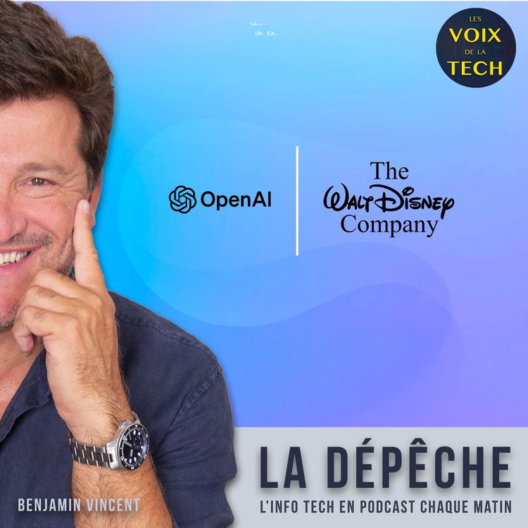 cover art for La dépêche | GPT 5.2 + partenariat historique avec Disney : le coup double d’OpenAI face à Google