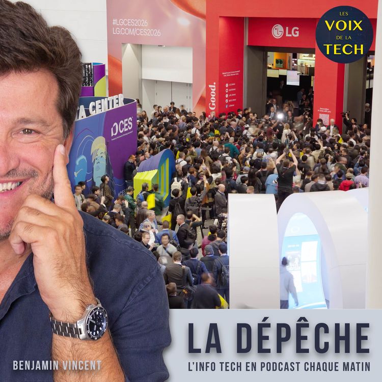 cover art for La dépêche | CES 2026 : fréquentation en hausse, encore loin des années record