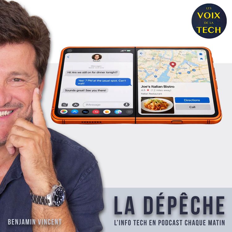 cover art for La dépêche | Vers un iPhone pliant mi-iPad à la rentrée