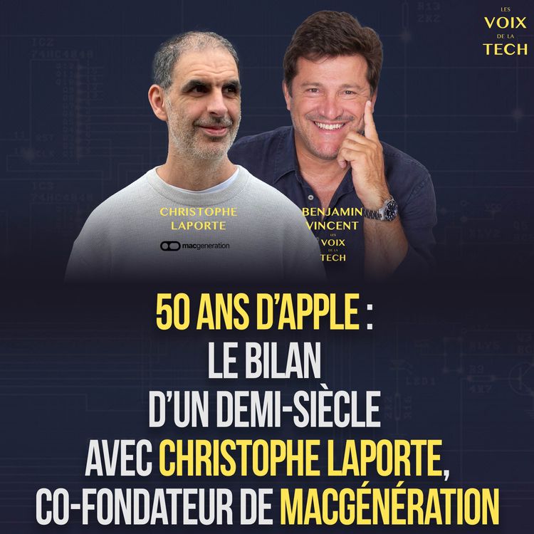 cover art for L'hebdo | 50 ans d’Apple : le bilan d’un demi-siècle avec Christophe Laporte (MacGénération)