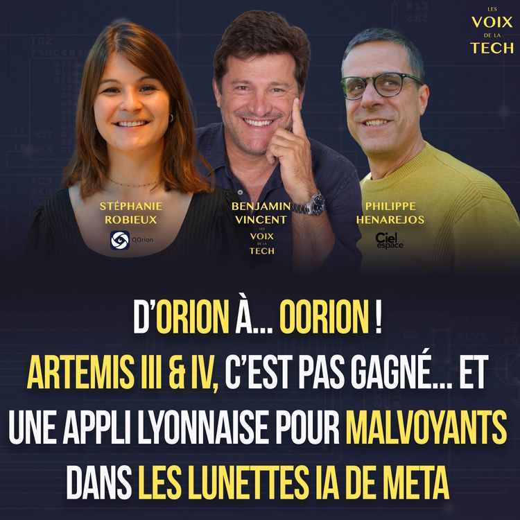 cover art for L'hebdo | Artemis III et IV, c’est pas gagné et une appli lyonnaise pour déficients visuels dans les lunettes IA de Meta