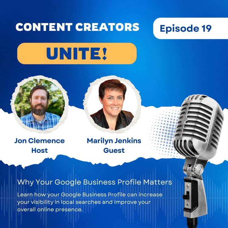 cover art for Content Creators Unite! with Marilyn Jenkins (Ep. 19)