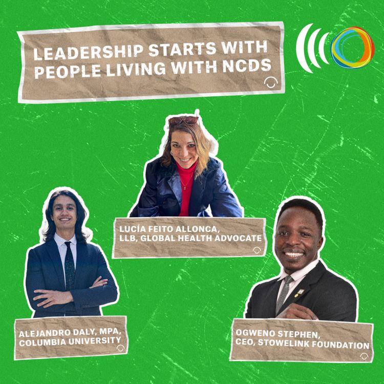 cover art for Leadership starts with people living with NCDs