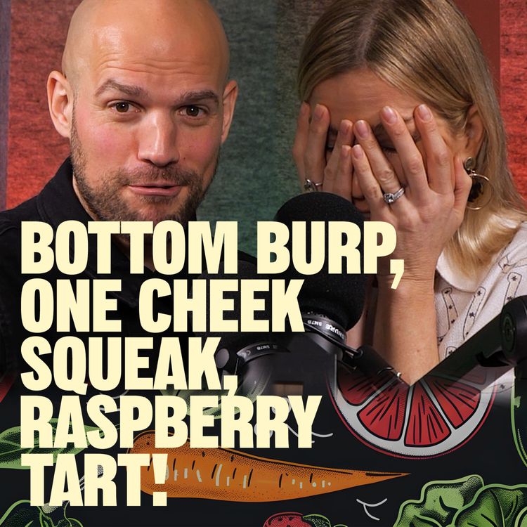 cover art for "Bottom burp, one cheek squeak, raspberry tart!"