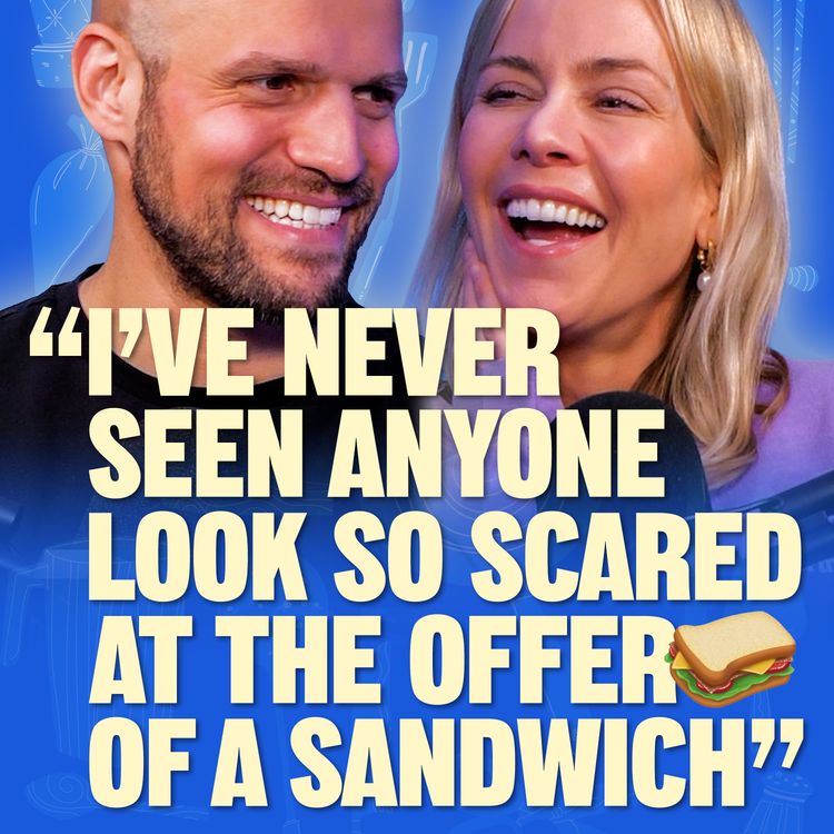 cover art for " I've never seen anyone look so scared at the offer of a sandwich"