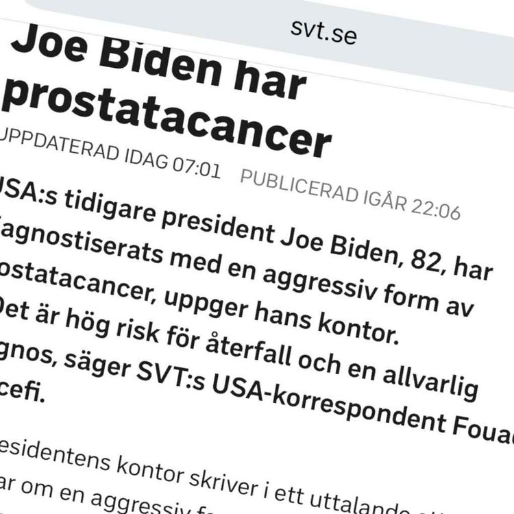 cover art for 69 - BIDEN HAR PROSTATACANCER